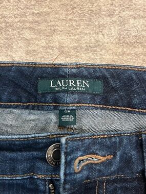 Lauren Ralph Lauren Jeans Women 6P Petite Dark Wash Straight Skinny Classic 😍